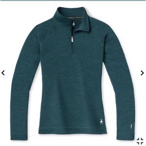 Merino wool 1/4 zip base layer XS